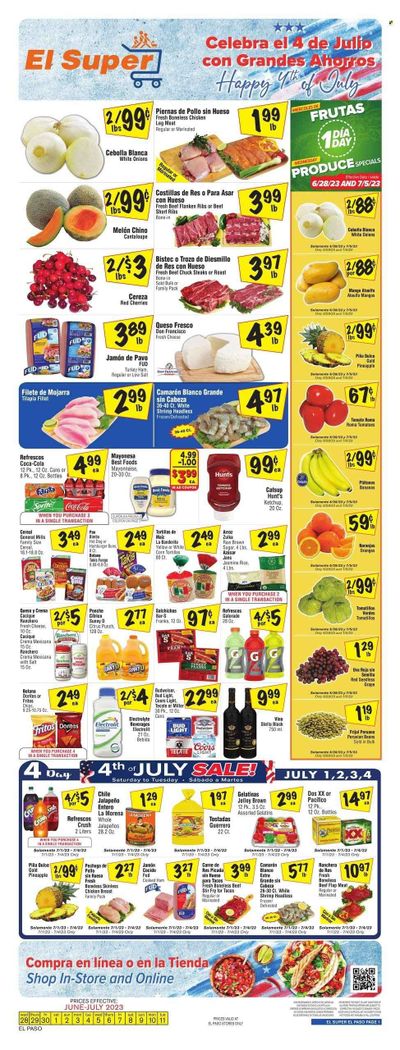El Super (TX) Weekly Ad Flyer Specials July 5 to July 11, 2023