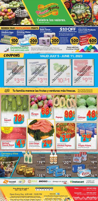 Fiesta Foods SuperMarkets (WA) Weekly Ad Flyer Specials July 5 to July 11, 2023