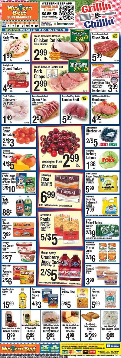 Western Beef (FL, NY) Weekly Ad Flyer Specials July 6 to July 12, 2023