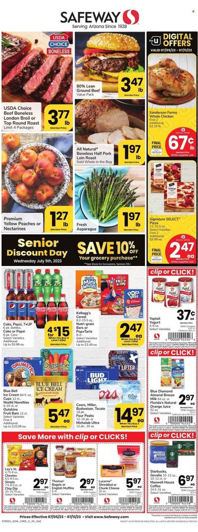 Safeway (AZ) Weekly Ad Flyer Specials July 5 to July 11, 2023