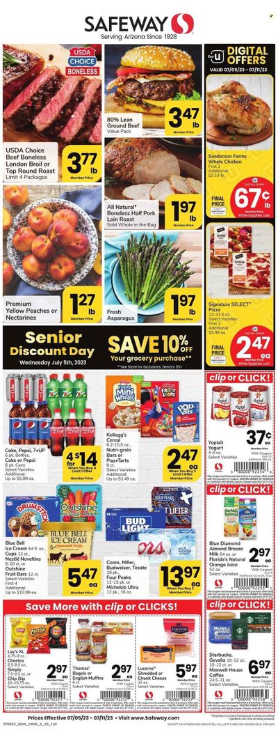 Safeway (AZ) Weekly Ad Flyer Specials July 5 to July 11, 2023
