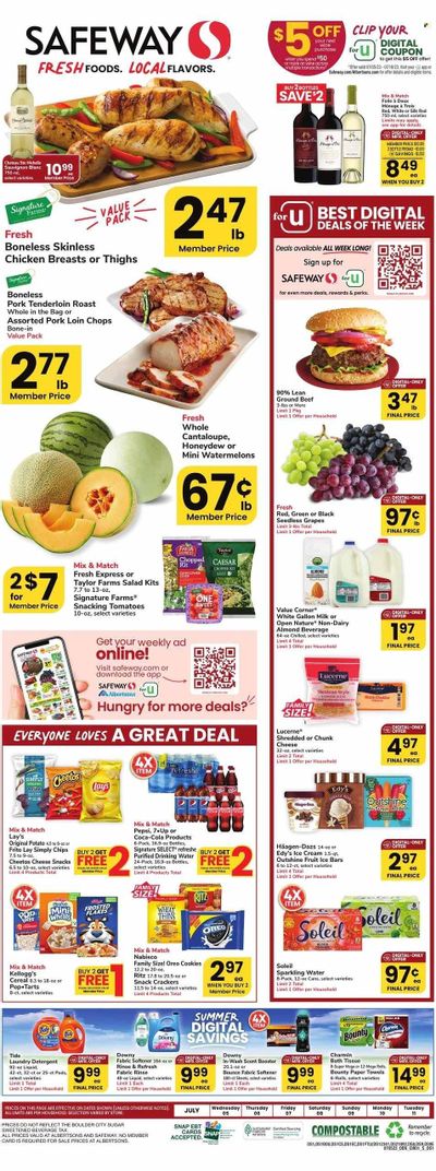 Safeway (CO) Weekly Ad Flyer Specials July 5 to July 11, 2023