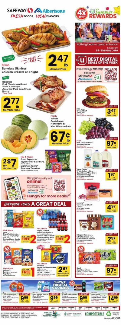 Safeway (CO, WY) Weekly Ad Flyer Specials July 5 to July 11, 2023