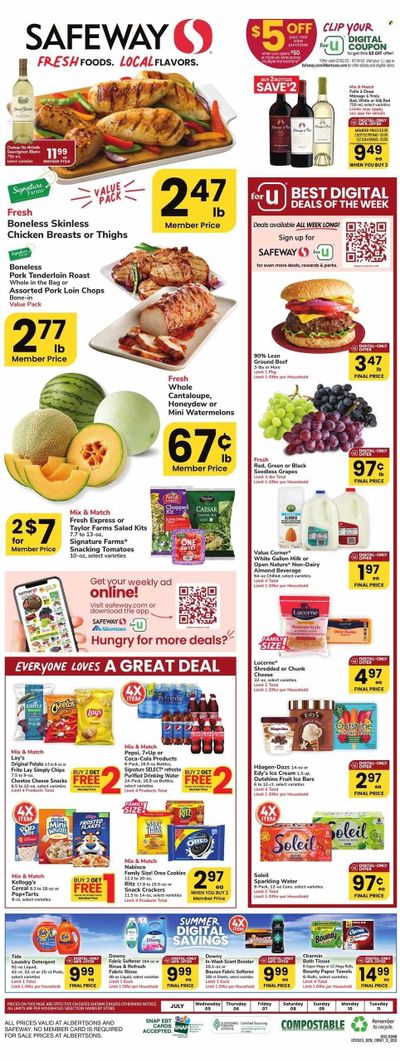 Safeway (CO) Weekly Ad Flyer Specials July 5 to July 11, 2023