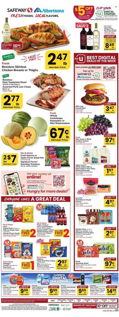 Safeway (CO) Weekly Ad Flyer Specials July 5 to July 11, 2023