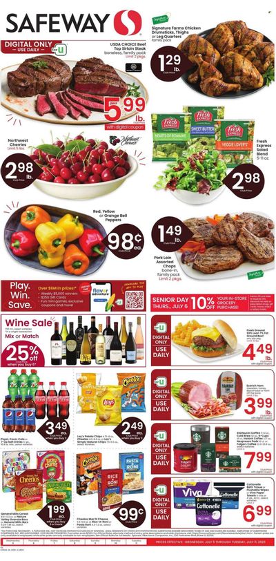 Safeway (MT) Weekly Ad Flyer Specials July 5 to July 11, 2023