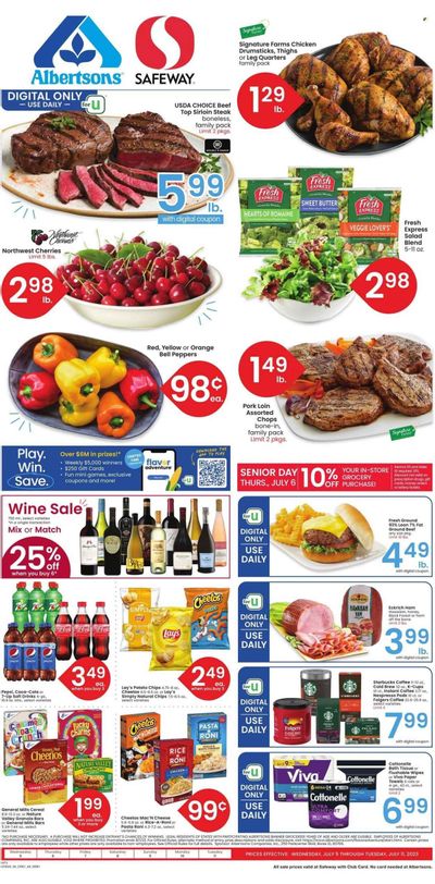 Safeway (MT) Weekly Ad Flyer Specials July 5 to July 11, 2023