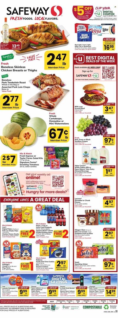 Safeway (NE) Weekly Ad Flyer Specials July 5 to July 11, 2023