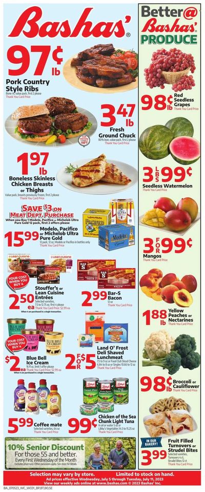 Bashas' (AZ) Weekly Ad Flyer Specials July 5 to July 11, 2023