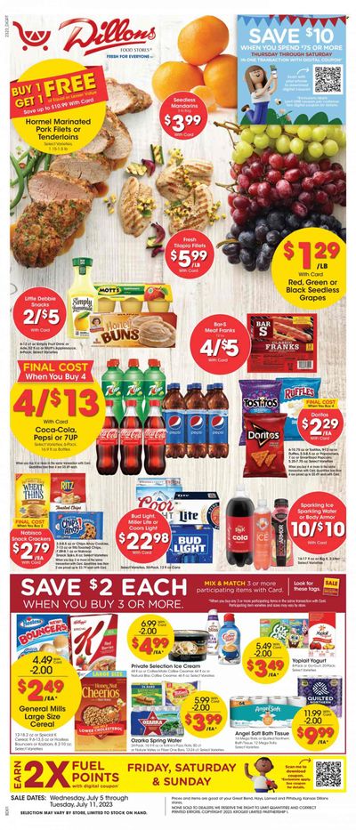 Dillons (KS) Weekly Ad Flyer Specials July 5 to July 11, 2023