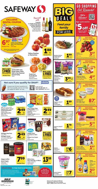Safeway (NV) Weekly Ad Flyer Specials July 5 to July 11, 2023