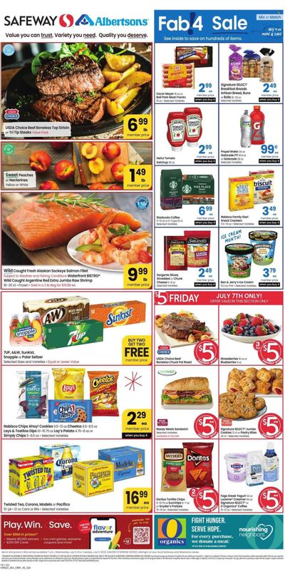 Safeway (WA) Weekly Ad Flyer Specials July 5 to July 11, 2023