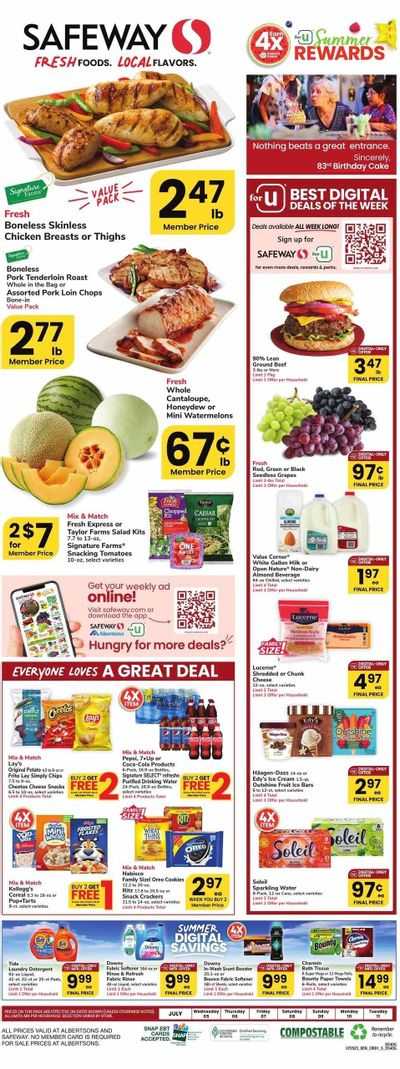 Safeway (WY) Weekly Ad Flyer Specials July 5 to July 11, 2023