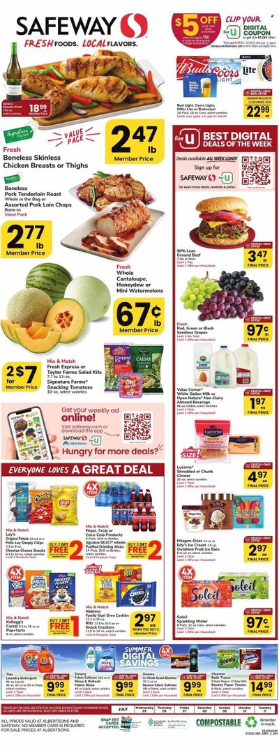 Safeway (WY) Weekly Ad Flyer Specials July 5 to July 11, 2023