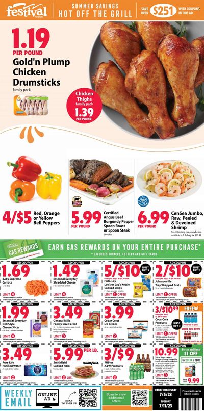 Festival Foods (WI) Weekly Ad Flyer Specials July 5 to July 11, 2023