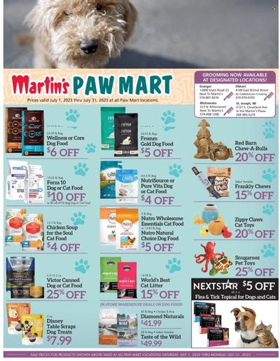 Martin’s (IN, MI) Weekly Ad Flyer Specials July 1 to July 31, 2023