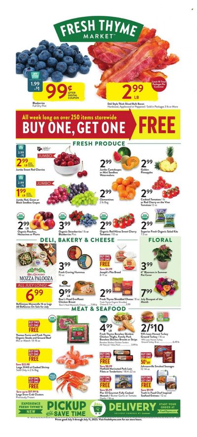 Fresh Thyme Weekly Ad Flyer Specials July 5 to July 11, 2023