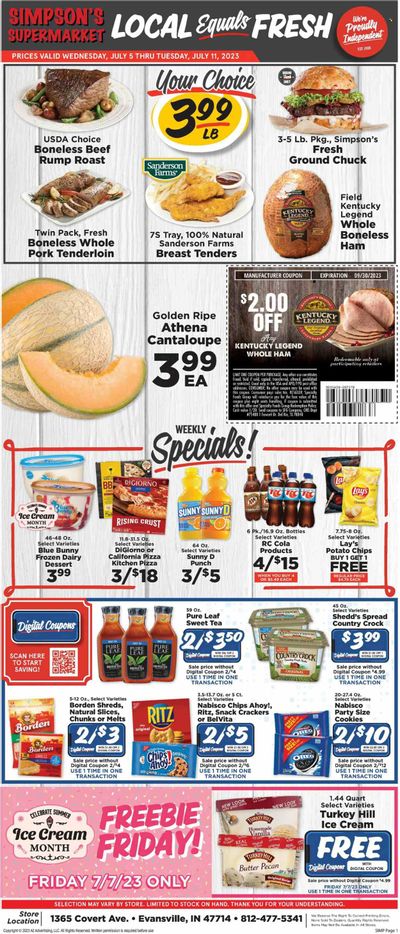 IGA (IN) Weekly Ad Flyer Specials July 5 to July 11, 2023