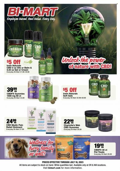 Bi-Mart (ID, OR, WA) Weekly Ad Flyer Specials July 7 to July 18, 2023