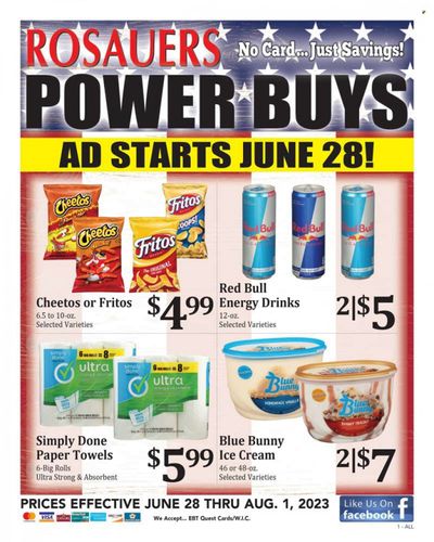 Rosauers (ID, MT, OR, WA) Weekly Ad Flyer Specials June 28 to August 1, 2023