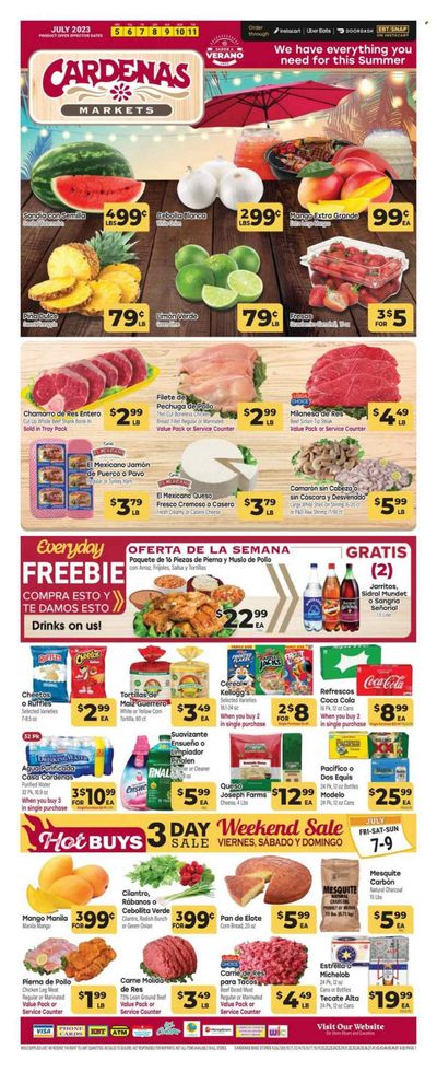 Cardenas (CA, NV) Weekly Ad Flyer Specials July 5 to July 11, 2023