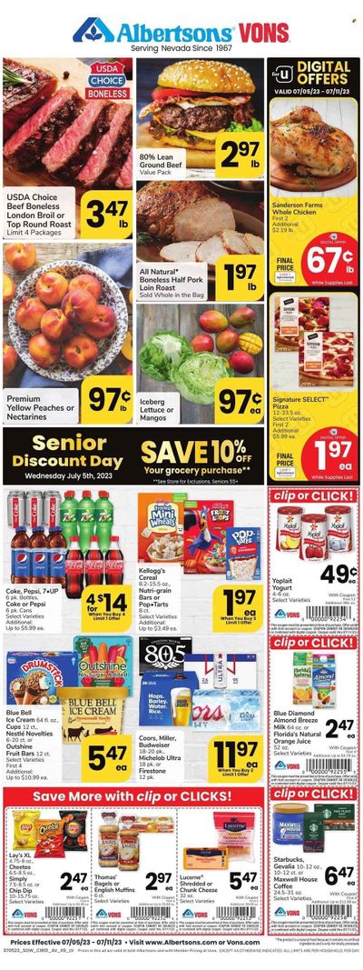 Vons (NV) Weekly Ad Flyer Specials July 5 to July 11, 2023