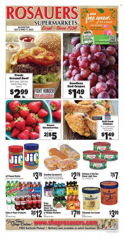 Rosauers (ID, MT, OR, WA) Weekly Ad Flyer Specials July 5 to July 11, 2023