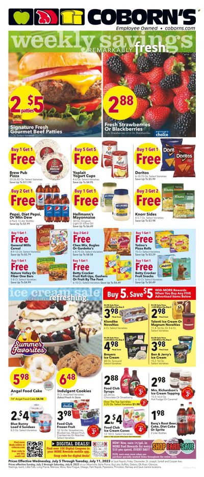Coborn's (MN, SD) Weekly Ad Flyer Specials July 6 to July 12, 2023