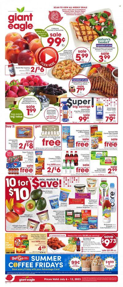 Giant Eagle (OH) Weekly Ad Flyer Specials July 6 to July 12, 2023