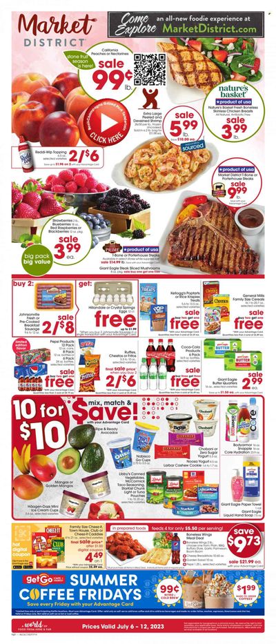 Giant Eagle (OH) Weekly Ad Flyer Specials July 6 to July 12, 2023