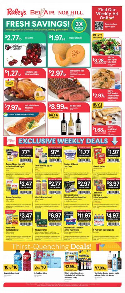 Raley's (CA, NV) Weekly Ad Flyer Specials July 5 to July 11, 2023