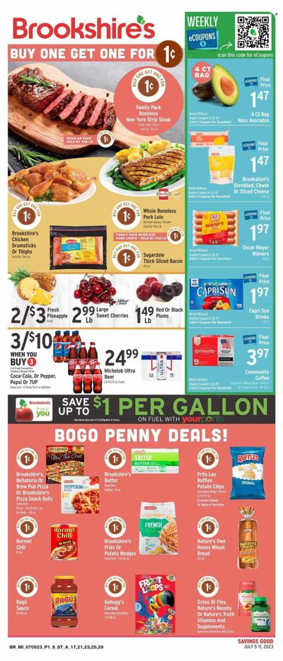 Brookshires (TX) Weekly Ad Flyer Specials July 5 to July 11, 2023
