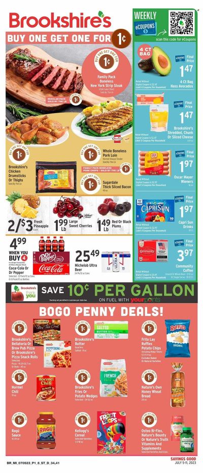 Brookshires (LA) Weekly Ad Flyer Specials July 5 to July 11, 2023