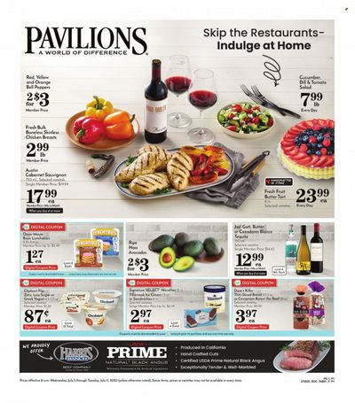Pavilions (CA) Weekly Ad Flyer Specials July 5 to July 11, 2023