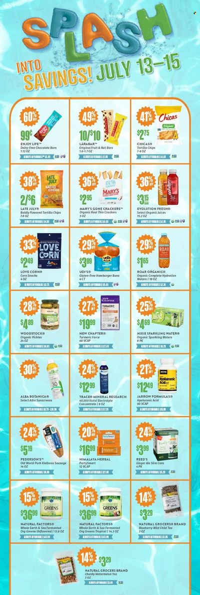 Natural Grocers Weekly Ad Flyer Specials July 13 to July 15, 2023