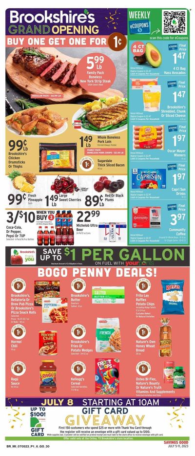 Brookshires (TX) Weekly Ad Flyer Specials July 5 to July 11, 2023