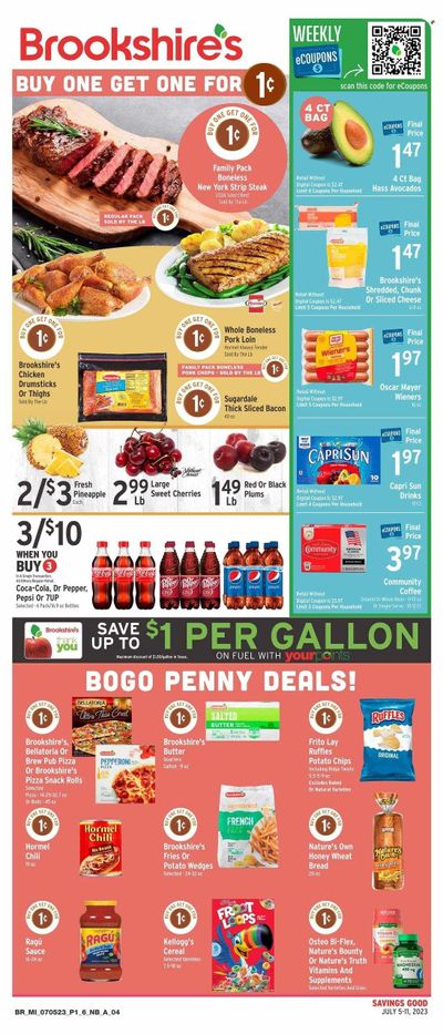 Brookshires (TX) Weekly Ad Flyer Specials July 5 to July 11, 2023