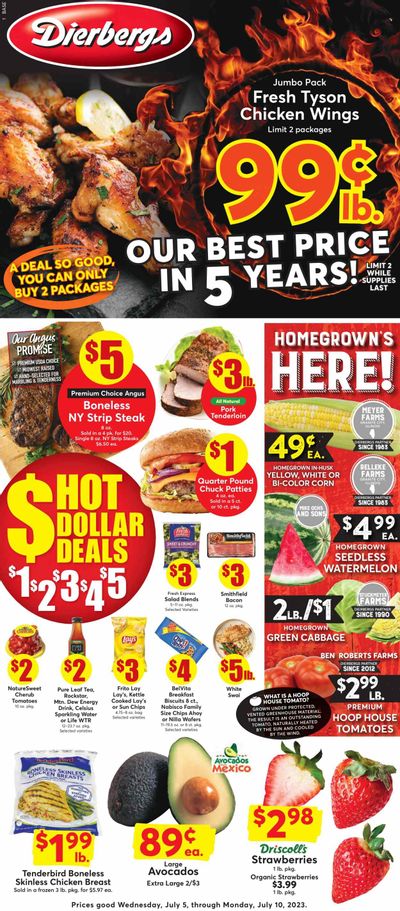 Dierbergs (IL, MO) Weekly Ad Flyer Specials July 5 to July 10, 2023