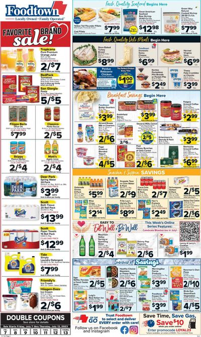 Foodtown (NJ, NY, PA) Weekly Ad Flyer Specials July 7 to July 13, 2023