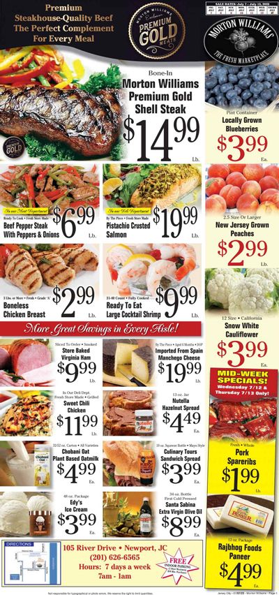 Morton Williams (NJ) Weekly Ad Flyer Specials July 7 to July 13, 2023