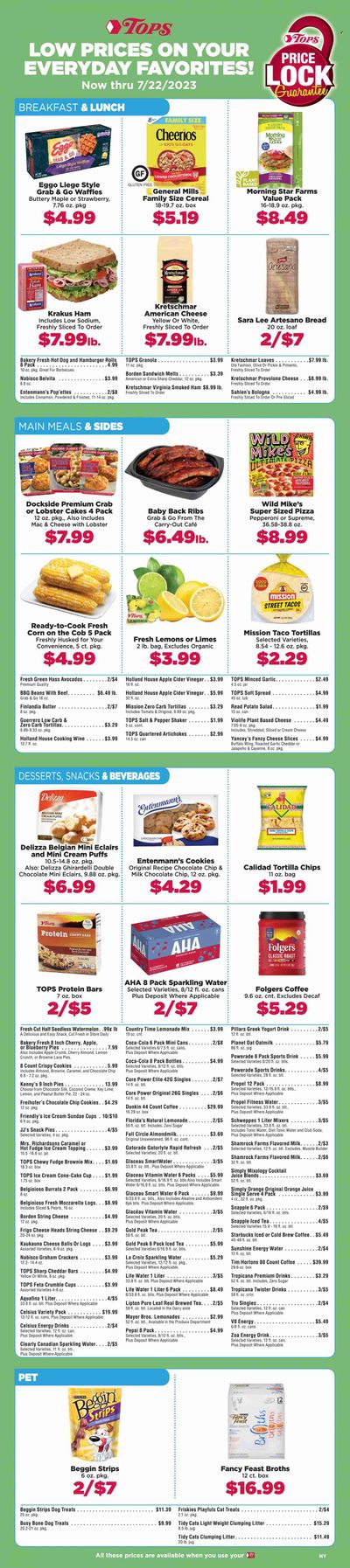 Tops Weekly Ad Flyer Specials June 11 to July 22, 2023