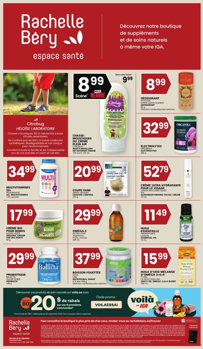 Rachelle Bery Health Flyer July 13 to 19