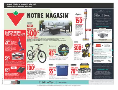 Canadian Tire (QC) Flyer July 13 to 19