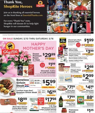 ShopRite Weekly Ad & Flyer May 10 to 16
