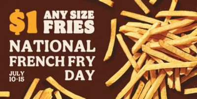 Burger King Canada Promotions: Enjoy $1 Any Size French Fries!