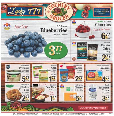 Country Grocer (Salt Spring) Flyer July 12 to 17