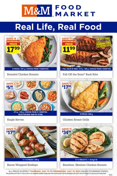 M&M Food Market (Atlantic & West) Flyer July 13 to 19
