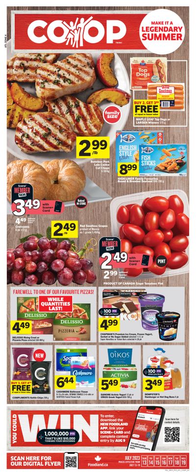 Foodland Co-op Flyer July 13 to 19