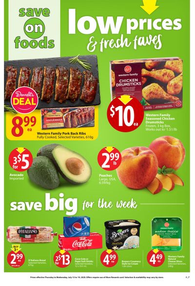 Save On Foods (BC) Flyer July 13 to 19