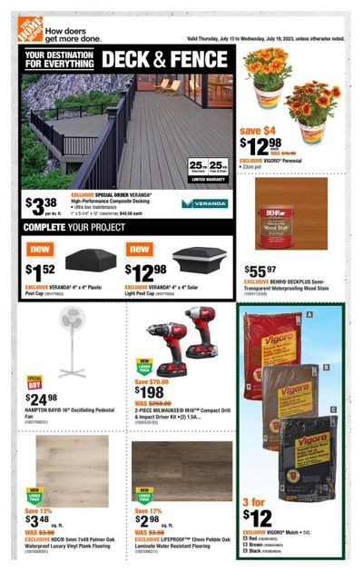 Home Depot (BC) Flyer July 13 to 19